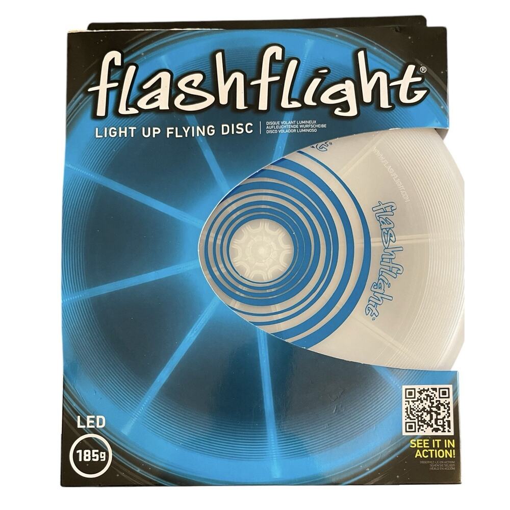 Nite Ize Flashlight Light Up Flying Disc, 185 grams - Blue LED